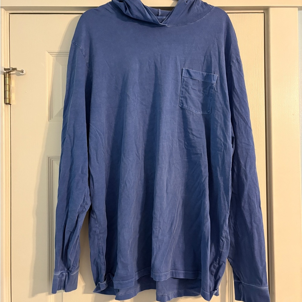 Vineyard Vines Blue Long Sleeve Hoodie Tee